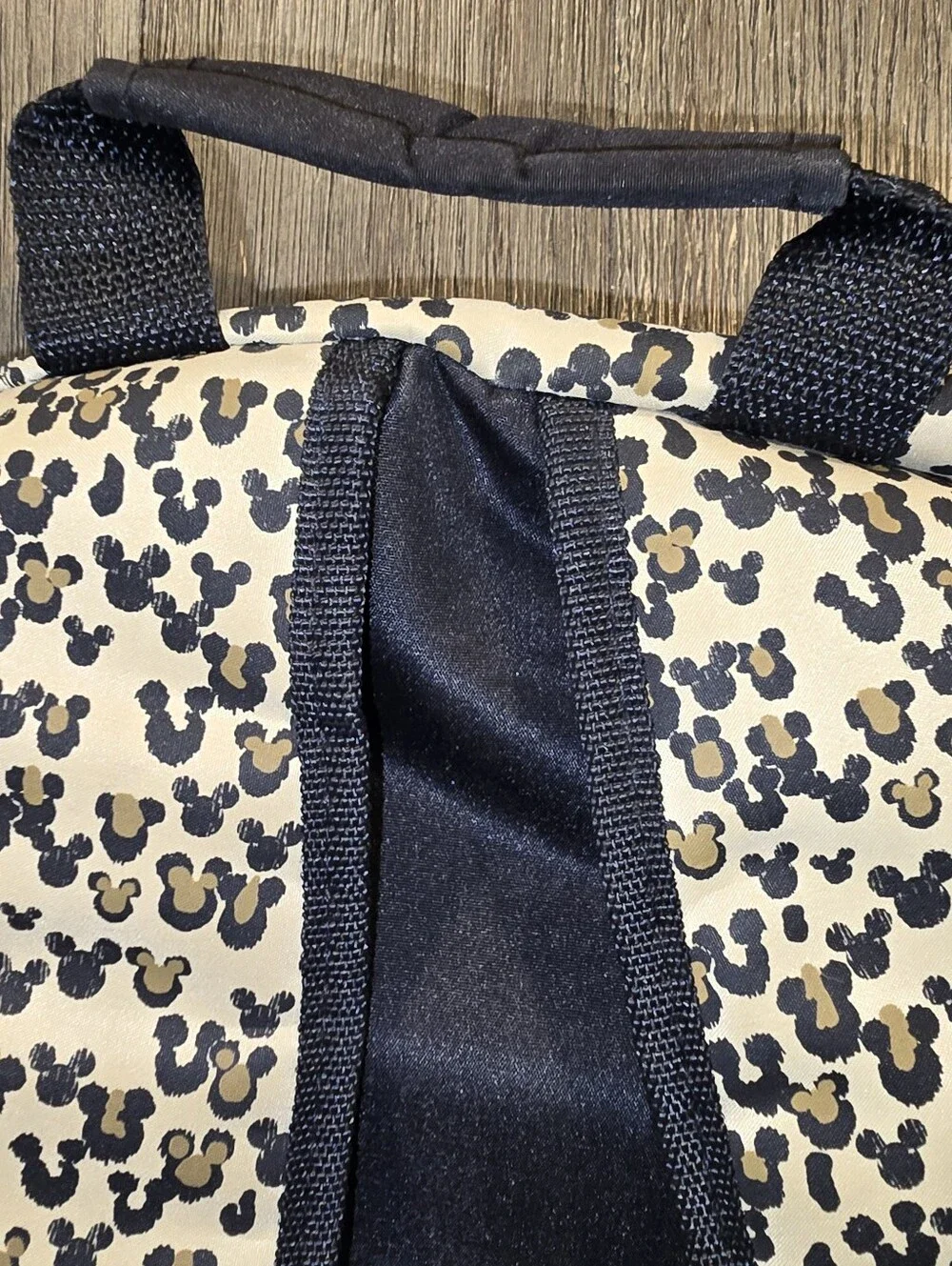 Disney Parks  Mickey Mouse Animal Print Safari Backpack